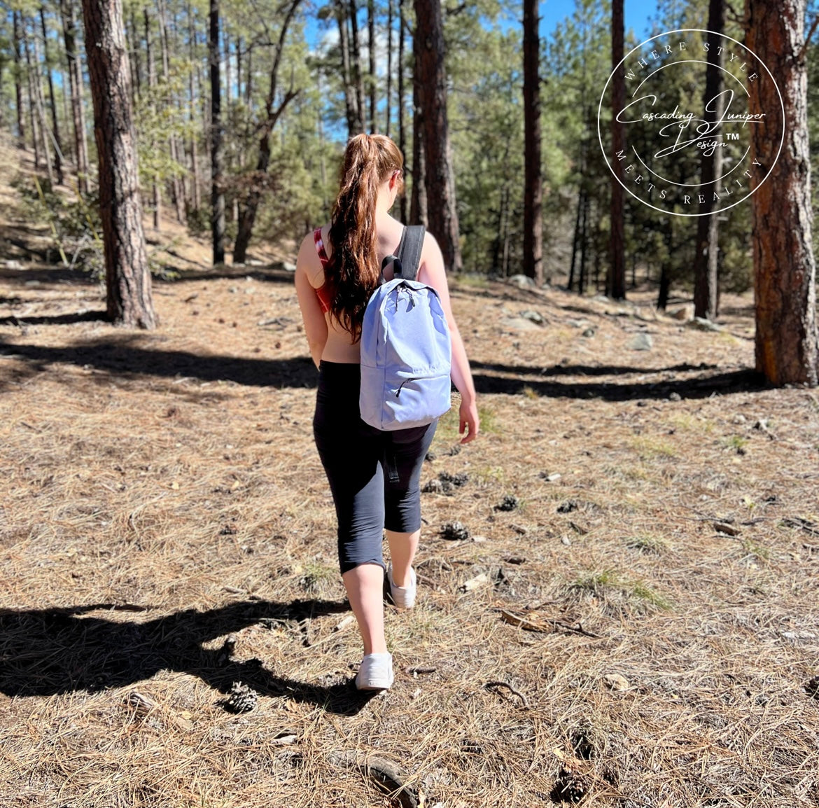 Backpack, Light Blue, Ethically Made, 44lb Capacity