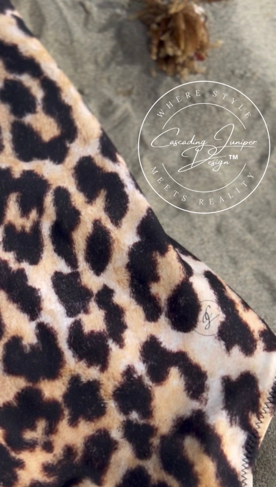 Leopard Women's One-Piece Swimsuit, Ethically Made, UPF 50+