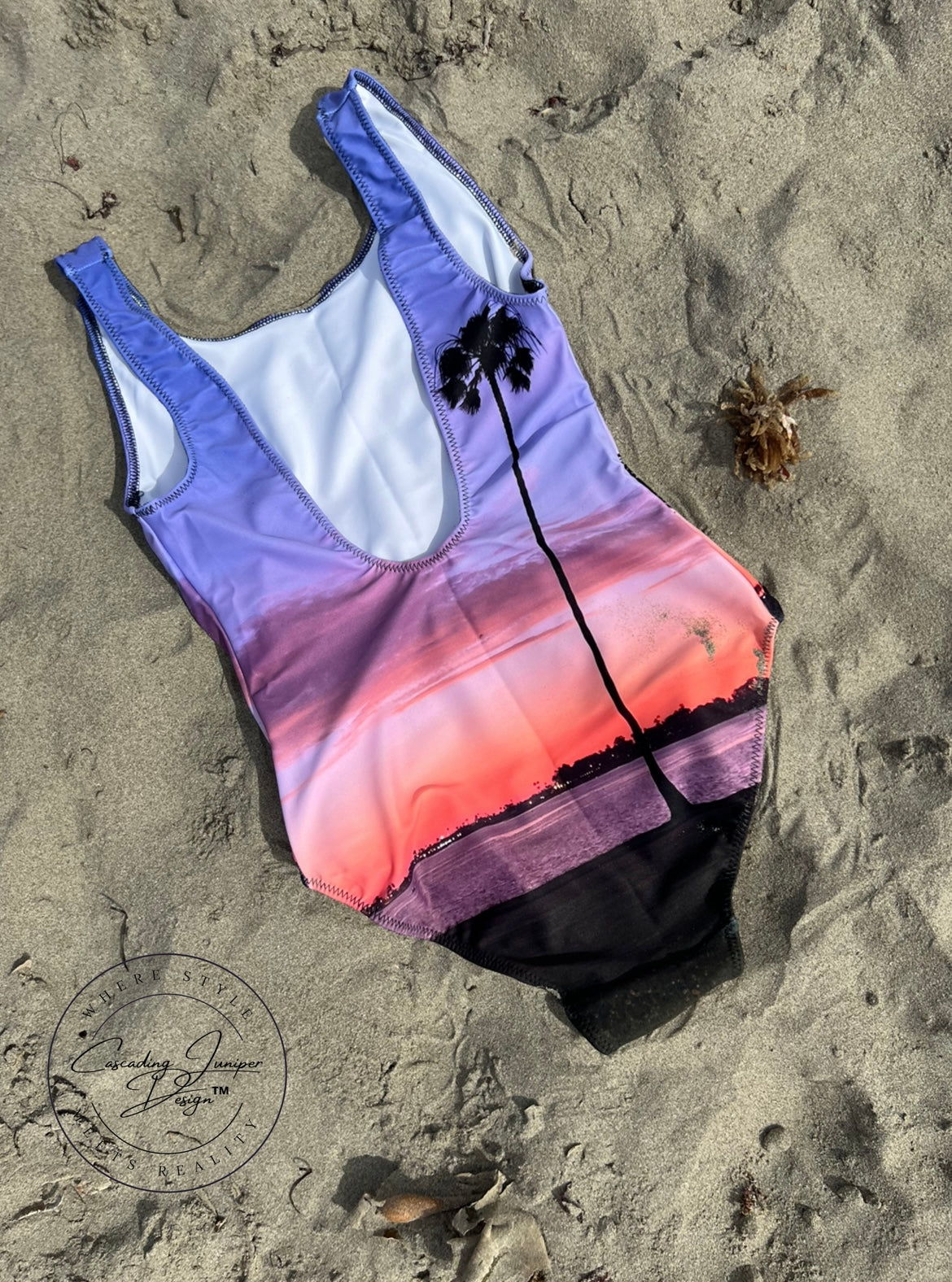 Sunset Women's One-Piece Swimsuit, Ethically Made, UPF 50+