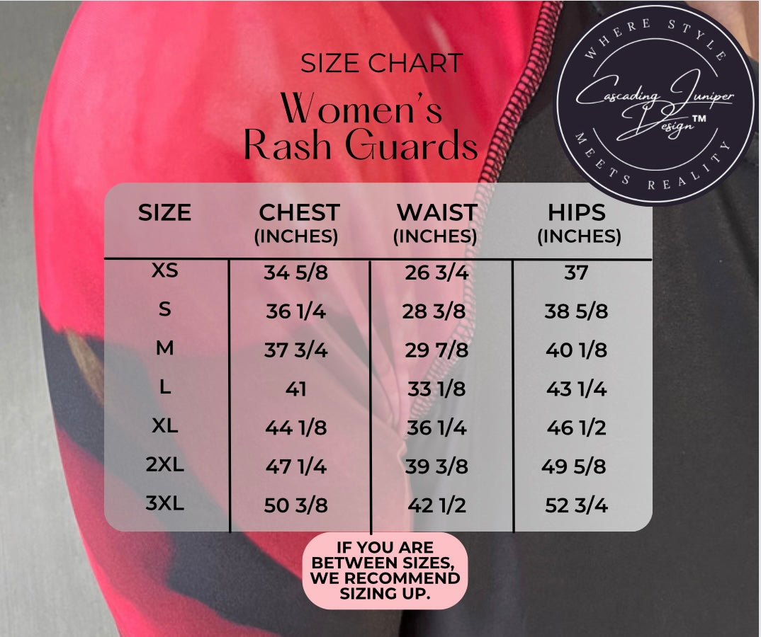 Purple Dream Women's Rash Guard, Ethically Made, UPF 50+