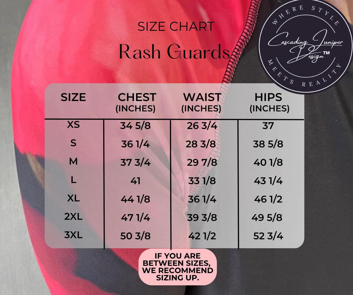 Coral Women's Rash Guard, Ethically Made, UPF 50+