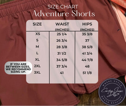 Black Women's Adventure Shorts, Ethically Made, UPF 50+